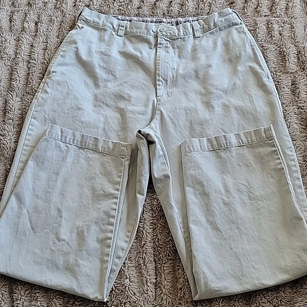J. Crew Cream Colored Cotton Pants. 36x32